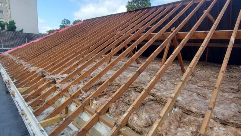 Roofcraft spray foam removal work